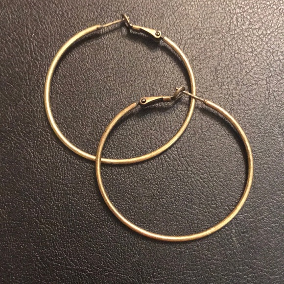 Jewelry Antique Gold Hoop Earrings Poshmark